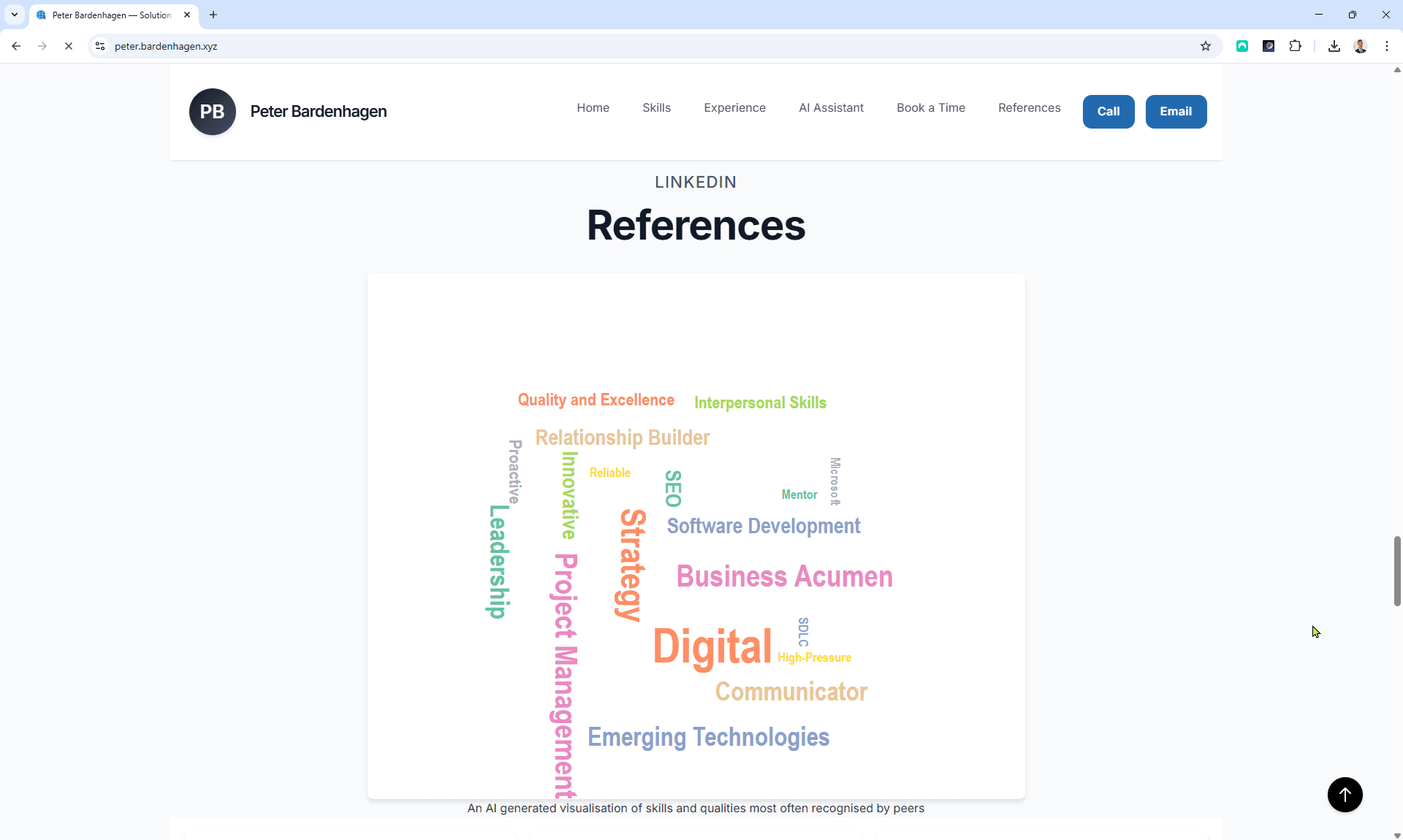 Peter Bardenhagen — AI Powered Resume screenshot 3